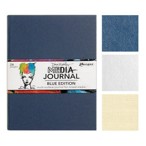 Dina Wakley Media Journal (8 x 10) - Blue Edition