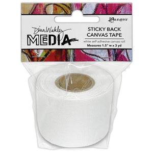 Dina Wakley Media - sticky back canvas tape 1.5” x 3yd
