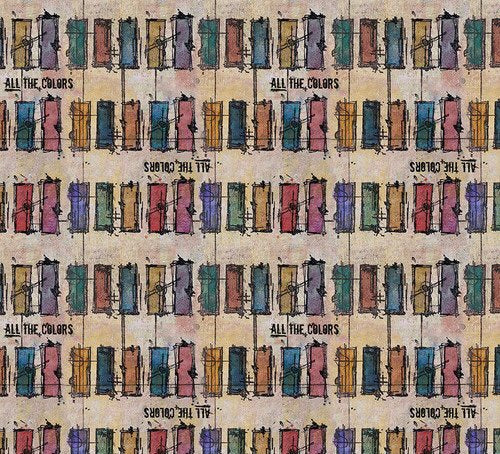 Seth Apter fabric fat 1/4 - Live out loud collection: All the colours