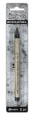 Tim Holtz distress watercolour pencil -scorched timber