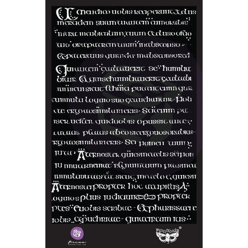 Finnabair (Prima marketing) stencil - Manuscript