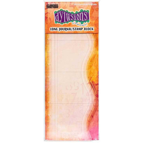 Dylusions long Journal/stamp Block - 3 1/2” x 11”