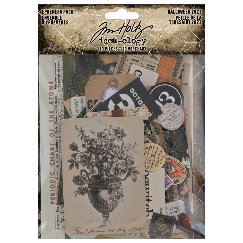 Tim Holtz Idea-ology Halloween 2023: Ephemera Pack 143/Pkg