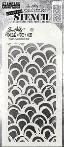 Tim Holtz Layering Stencil - Brush Arch