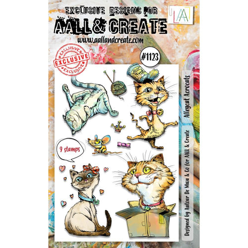 AALL&Create stamp set #1123 Alleycat acrobats