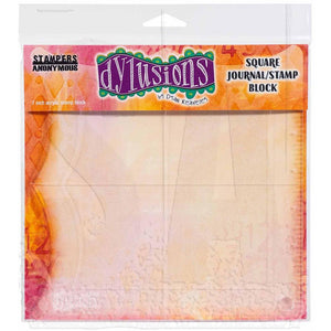 Dylusions square Journal/stamp Block - 7" x 7"