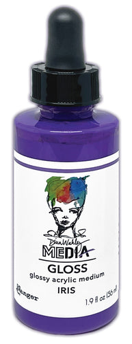 Dina Wakley Media gloss spray: dropper bottle - Iris