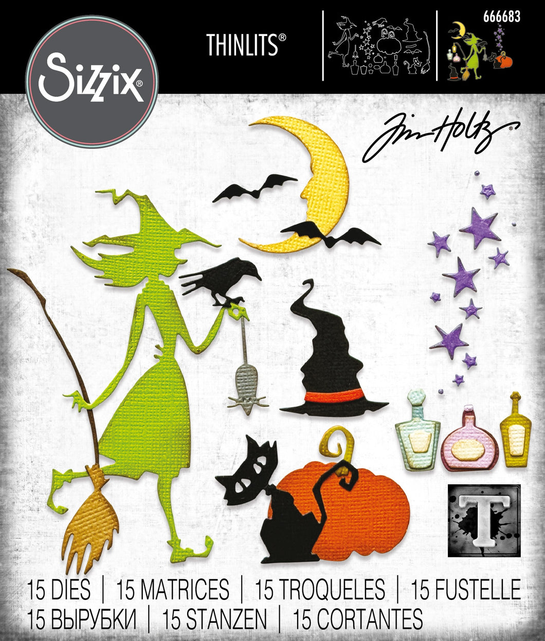 Tim Holtz sizzix vault series - Wicked