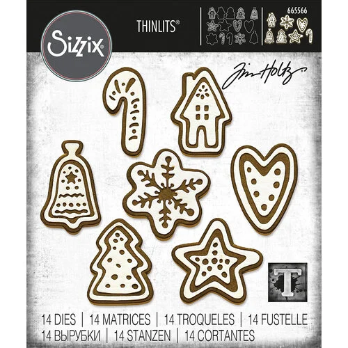 Tim Holtz Alterations thinlits dies - Christmas cookies