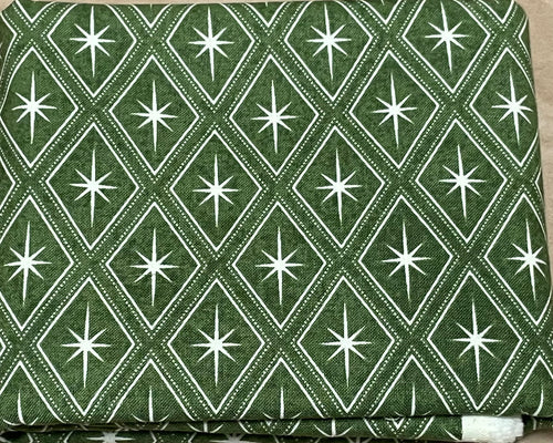 Tim Holtz fabric fat 1/4 - Christmastime: sparkle-green