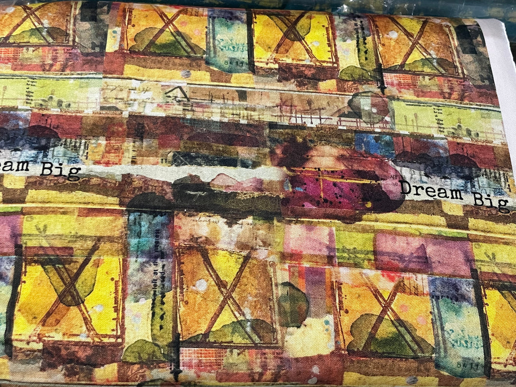 Seth Apter fabric fat 1/4 - Live out loud collection: Dream Big