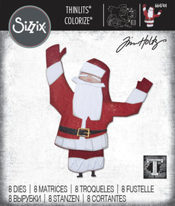 Tim Holtz Alterations thinlits colorize dies - Papercut Christmas #1
