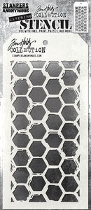 Tim Holtz layering stencil - Brush Hex