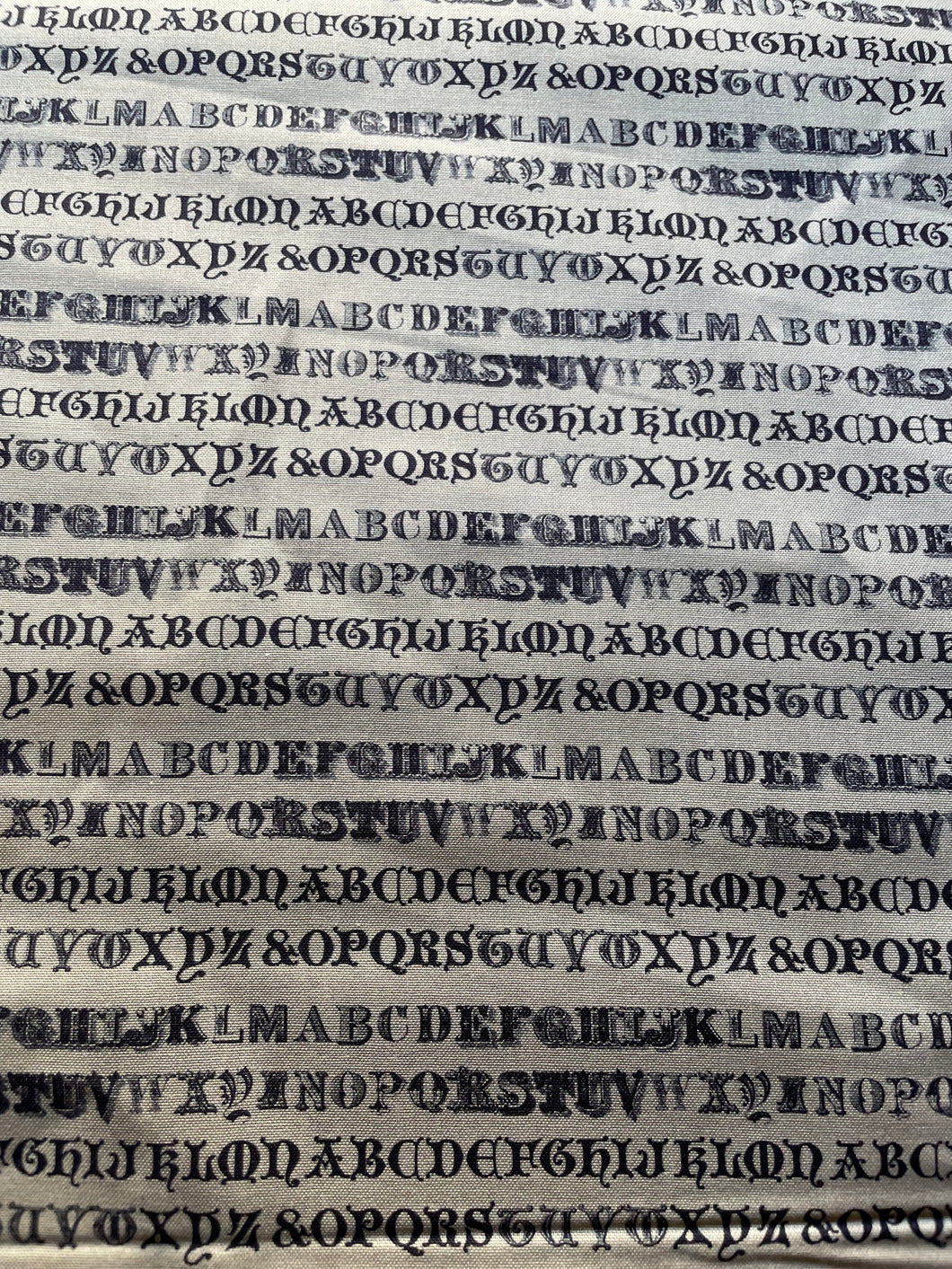 Tim Holtz fabric fat 1/4 - Palette: green typography