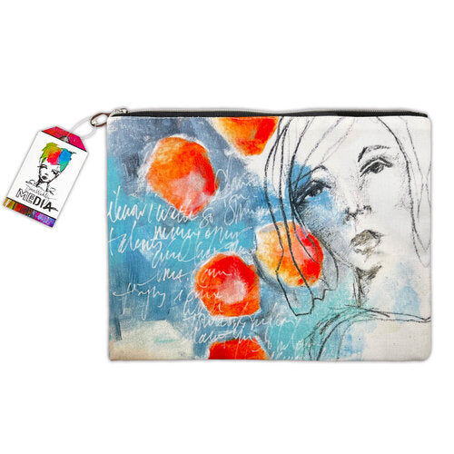 Dina Wakley art pouch - Large 9”x12”