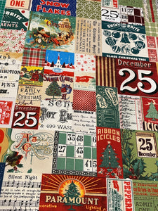 Tim Holtz fabric fat 1/4 - Christmastime: flannel - Wonderland