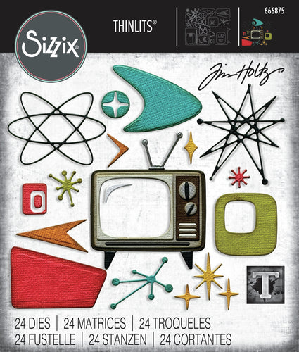 Tim Holtz sizzix vault series - Atomic Retro