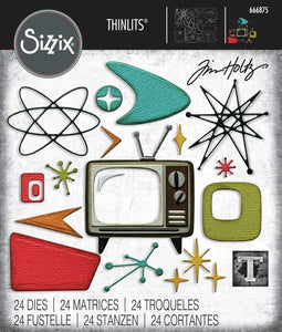 Tim Holtz sizzix vault series - Atomic Retro