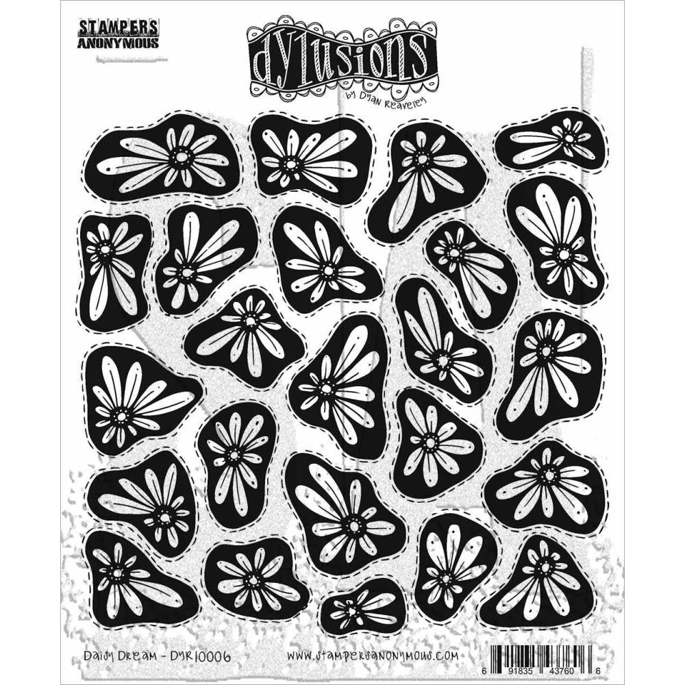 Dyan Reaveley Cling Stamp - Daisy dream