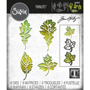 Tim Holtz Alterations thinlits dies - Leaf print