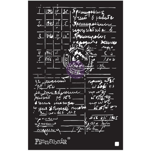 Finnabair (Prima marketing) stencil - Documented