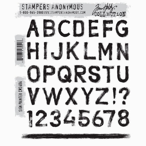 Tim Holtz Stampers anonymous - Sign painter