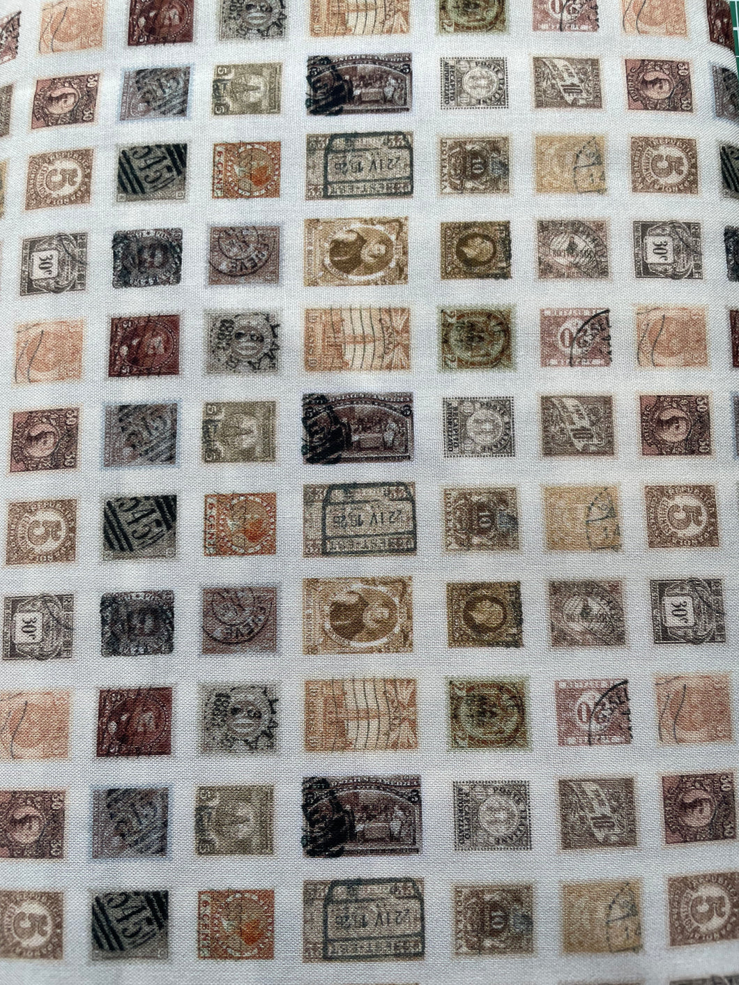 Tim Holtz fabric fat 1/4 - Palette: neutral stamps