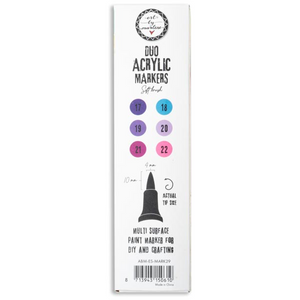 Art by Marlene - Essentials: Duo acrylic markers 29 Purples