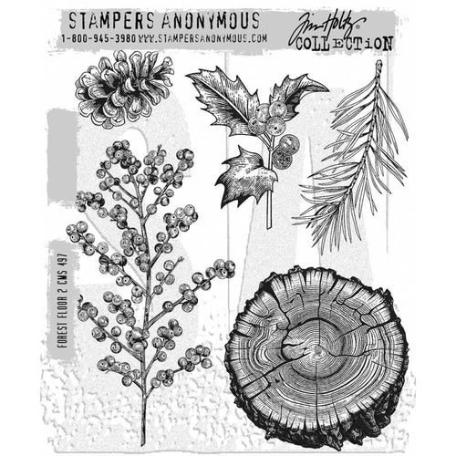 Tim Holtz Stampers anonymous - Forest floor 2