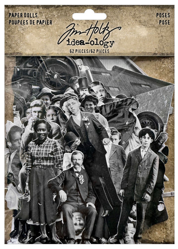 Tim Holtz - Idea-Ology: Poses Paper Dolls Die-Cuts 62/Pkg