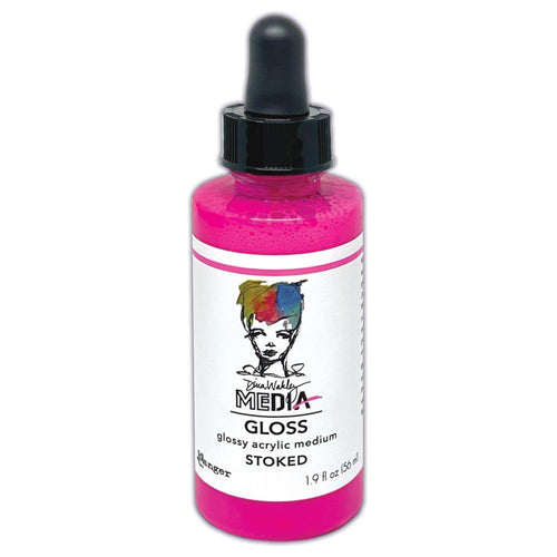 Dina Wakley Media gloss spray: dropper bottle - Stoked