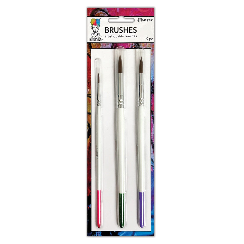 Dina Wakley media brushes - 3 pack