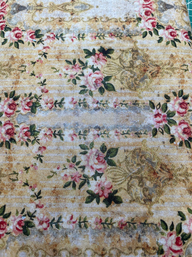 Tim Holtz fabric fat 1/4 - Palette: yellow wallpaper