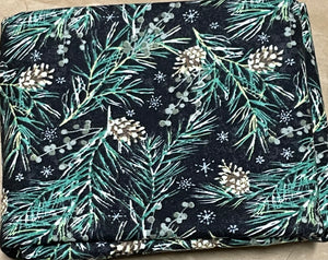Tim Holtz fabric fat 1/4 - Christmastime: Pine boughs