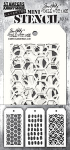 Tim Holtz layering stencil minis - set 55