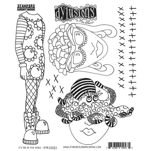 Dyan  Reaveley Cling Stamp - It’s all in the mind