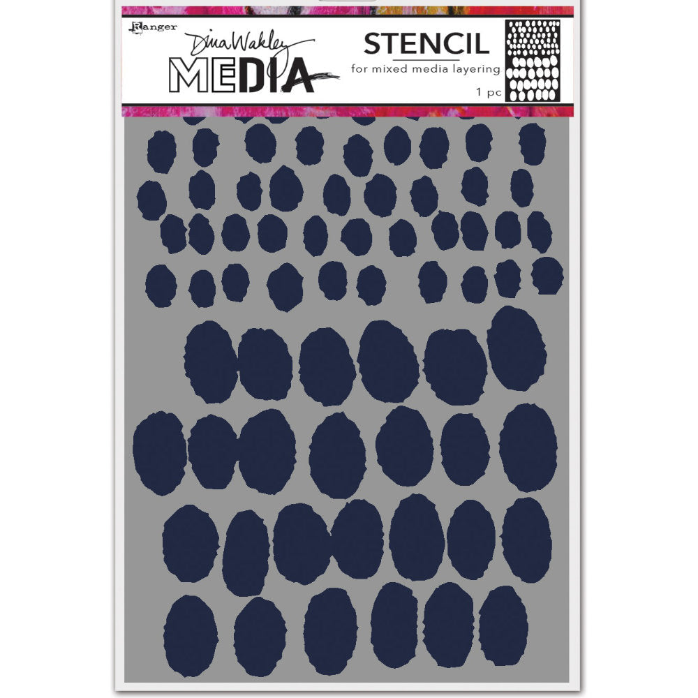 Dina Wakley Stencil - Varied