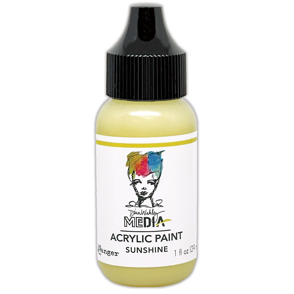 Dina Wakley Media 1oz paint - Sunshine