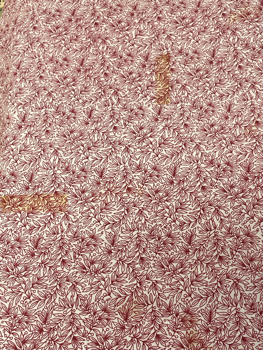 Tim Holtz fabric 1/2 meter - Holidays Past: Berry Branch