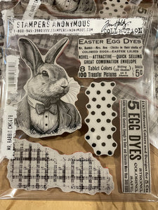 Tim Holtz Stampers anonymous - Mr Rabbit