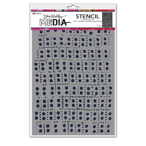 Dina Wakley Stencil - Stacked