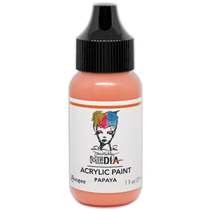 Dina Wakley Media 1oz paint - Papaya