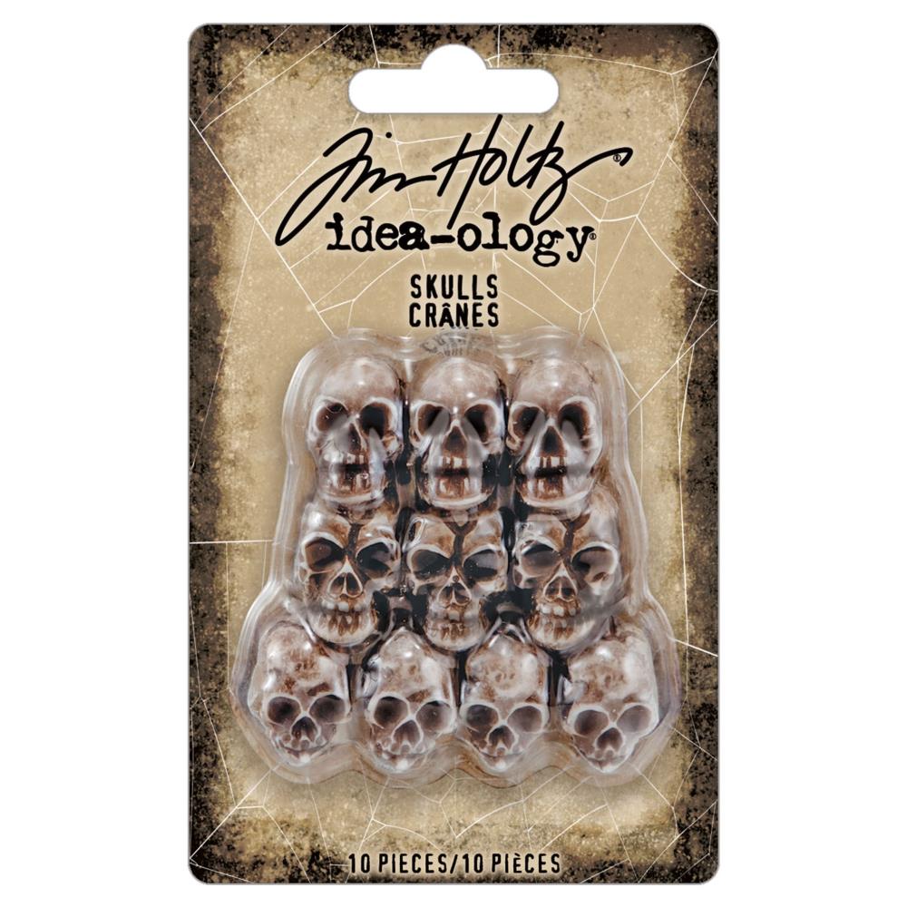 Tim Holtz - Idea-Ology Halloween 2024: skulls 10/pack