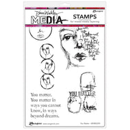 Dina Wakley cling stamp - You matter