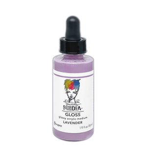 Dina Wakley Media gloss spray: dropper bottle - Lavender