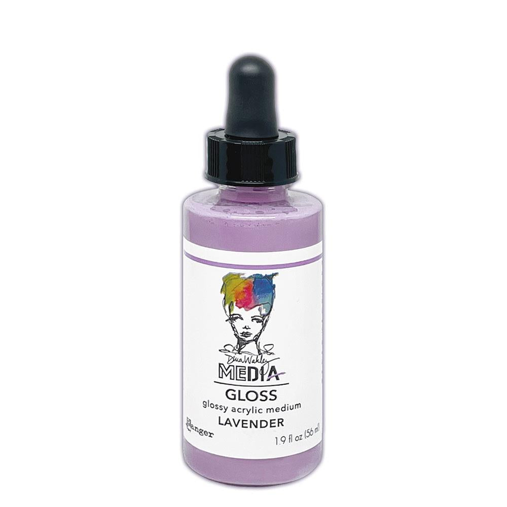 Dina Wakley Media gloss spray: dropper bottle - Lavender