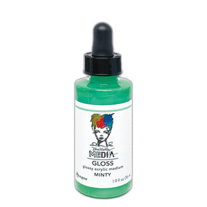 Dina Wakley Media gloss spray: dropper bottle - Minty