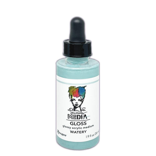 Dina Wakley Media gloss spray: dropper bottle - watery