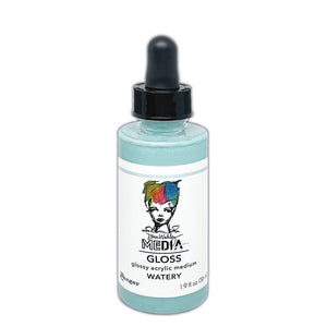 Dina Wakley Media gloss spray: dropper bottle - watery