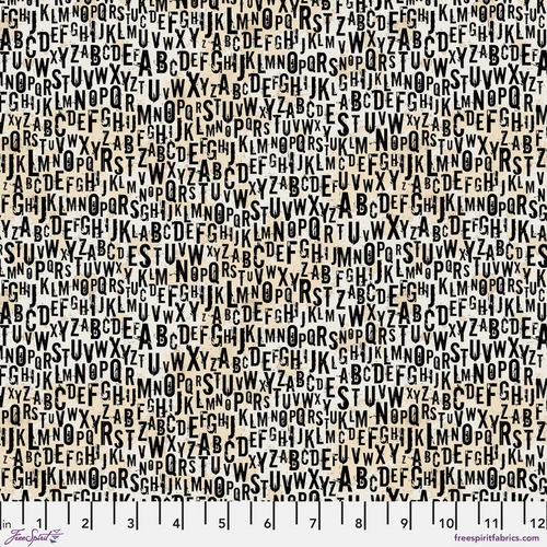 Seth Apter fabric fat 1/4 - On your mark collection: Chain letter